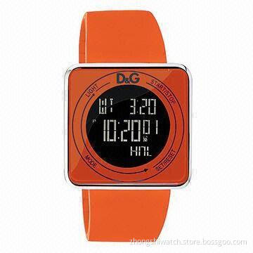 Multi-function Wristwatch with Large Face and Time Zone Function